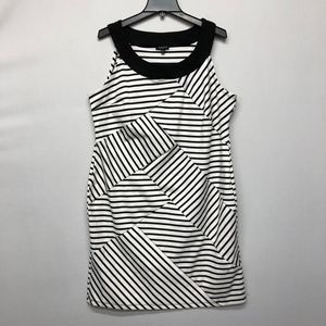 Sami & Jo Women Sleeveless Striped Mini Dress Size 2X Polyester Blend B221 -27